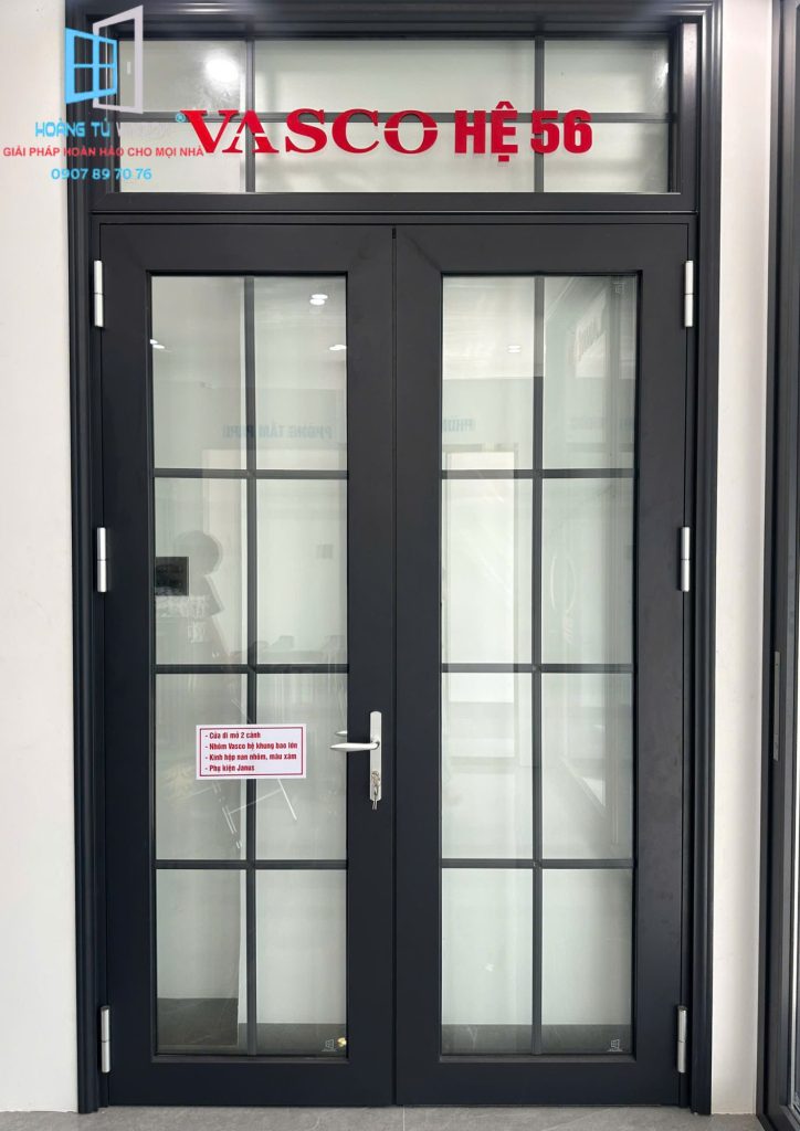 Cửa đi mở Vasco hệ 56