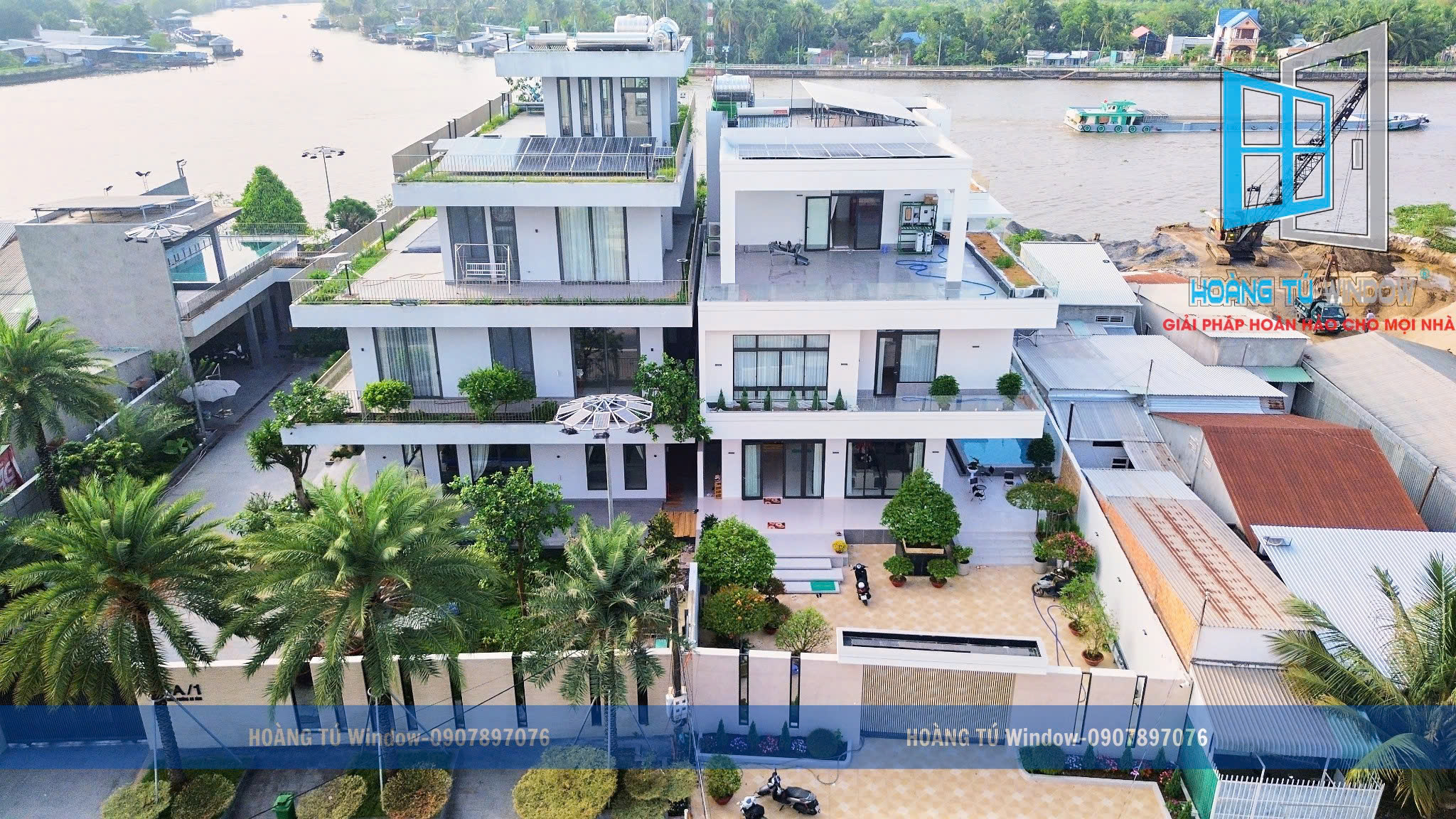 HOÀN THIỆN CÔNG TRÌNH VILLA HIỆN ĐẠI 